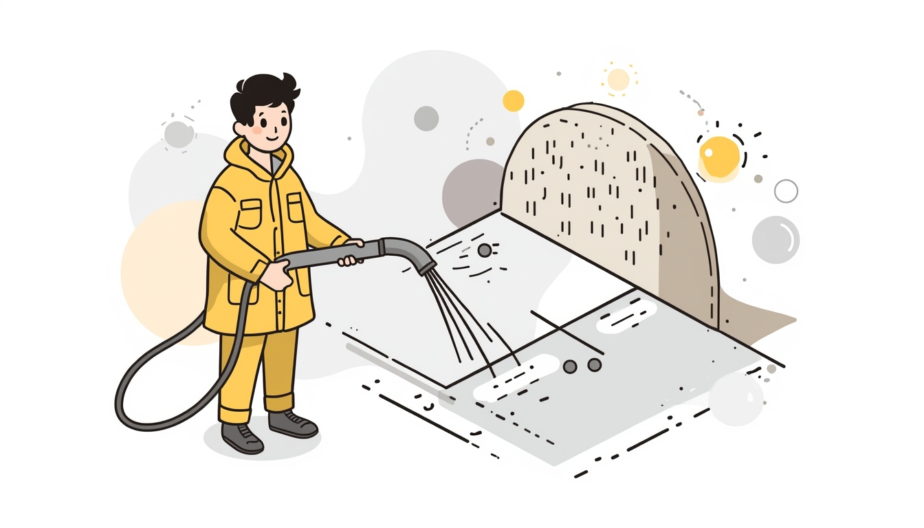 Professional Pressure Washing service - before and after work